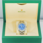 Rolex Datejust 41 Blue Roman Dial Ref 126300 Smooth Bezel Steel Mens Watch - Image 7