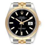Rolex Datejust 41 Ref 126333 Steel Yellow Gold Black Dial Mens Watch - Image 2
