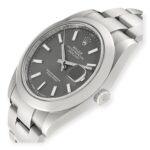 Rolex Datejust 41 Slate Dial 126300 Smooth Bezel Steel Mens Watch - Image 3