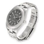 Rolex Datejust 41 Slate Dial 126300 Smooth Bezel Steel Mens Watch - Image 4