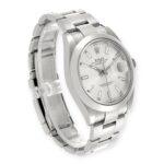 Rolex Datejust 41 Sliver Dial 126300 Smooth Bezel Steel Mens Watch - Image 3