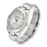 Rolex Datejust 41 Sliver Dial 126300 Smooth Bezel Steel Mens Watch - Image 4