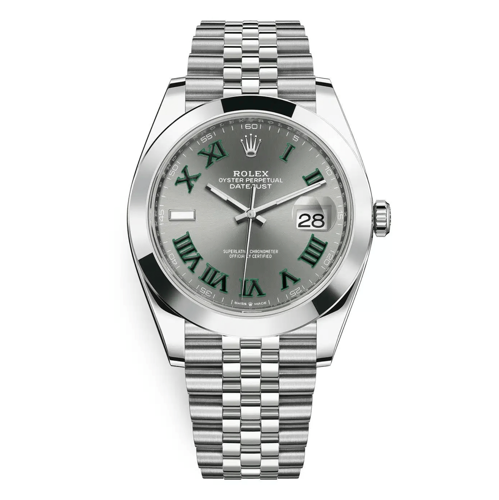 Pre-Owned-Rolex-Datejust-41-Stainless-Steel-with-Wimbledon-Dial-and-Jubilee-Bracelet-Ref_-126300-JD-Watches-NY.png Rolex Datejust 41 – Stainless Steel with Wimbledon Dial and Jubilee Bracelet Ref. 126300 - Image 1