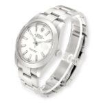 Rolex Datejust 41 White Dial 126300 Smooth Bezel Steel Mens Watch - Image 5