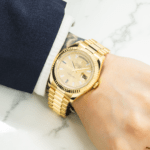 Rolex Day Date II President Yellow Gold Diamond and Ruby Dial 218238 - Image 7