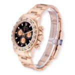 Rolex Daytona 116505 Black Dial Rose Gold Mens Watch - Image 4