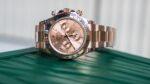 Rolex Daytona Rose Gold with Pink Champagne Dial with Diamond Baguette Hour Markers 116505 - Image 5