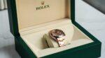 Rolex Daytona Rose Gold with Pink Champagne Dial with Diamond Baguette Hour Markers 116505 - Image 6