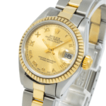 Rolex Lady-Datejust 26mm – Ref. 6917 Champagne Arabic Dial | Two-Tone Oyster Bracelet - Image 2