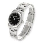 Rolex Oyster Perpetual 31 Midsize Black Dial Steel Ladies Watch - Image 4
