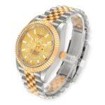 Rolex Sky Dweller 326933 Yellow Gold Steel Champagne Dial Mens Watch - Image 5