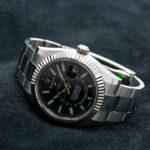 Rolex Sky Dweller Stainless Steel Oyster Bracelet Black Dial 326934 - Image 2