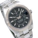 Rolex Sky Dweller Stainless Steel Oyster Bracelet Black Dial 326934 - Image 3