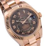 Rolex Sky Dweller Rose Gold 326935 Brown Arabic Dial Oyster Bracelet - Image 2