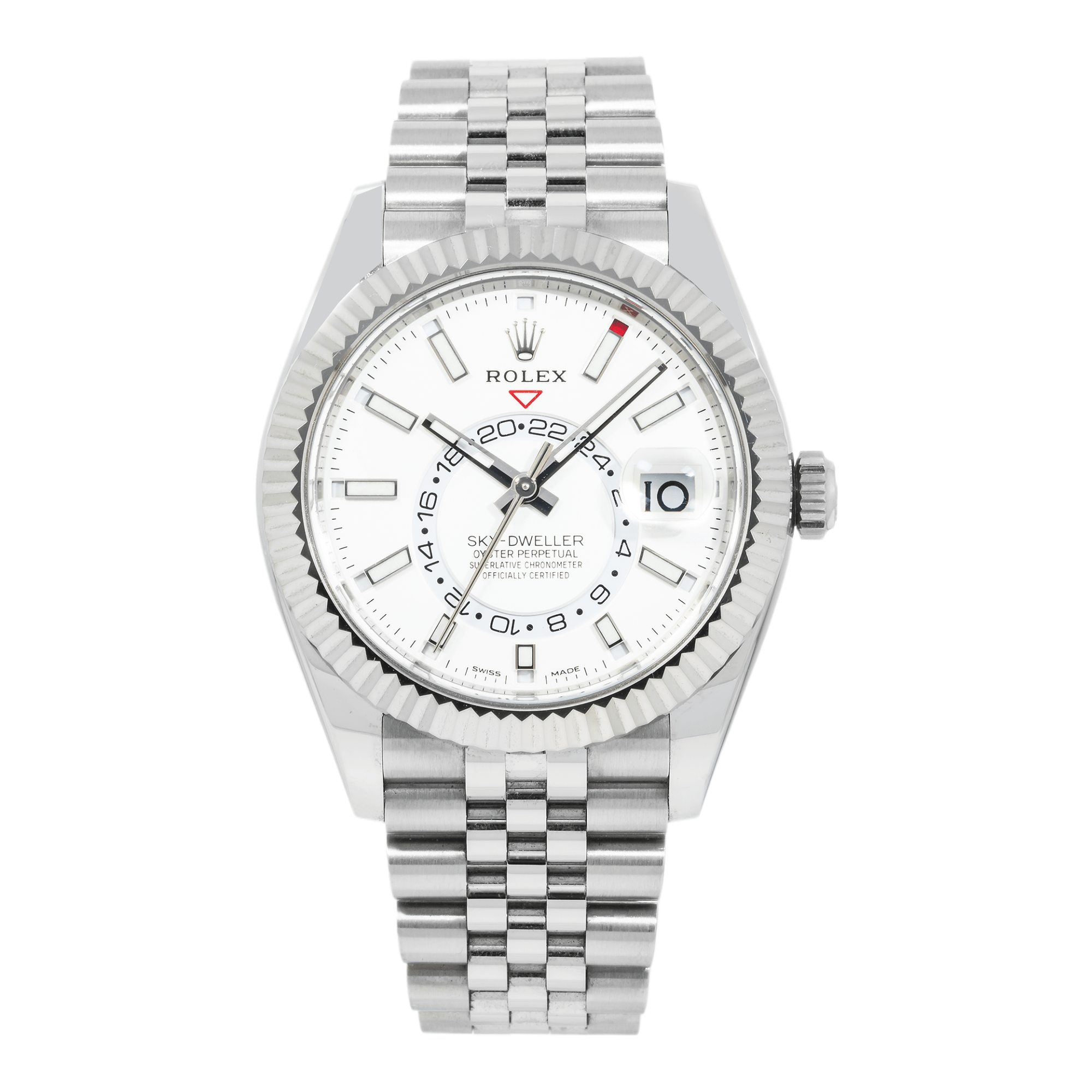Pre-Owned-Rolex-Sky-Dweller-Stainless-Steel-Jubilee-Bracelet-White-Dial-336934-JD-Watches-NY.png Rolex Sky Dweller Stainless Steel Jubilee Bracelet White Dial 336934 - Image 1