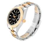 Rolex Sky Dweller Stainless Steel and Yellow Gold Jubilee Bracelet Black Dial 326933 - Image 3