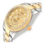 Rolex Sky Dweller Stainless Steel and Yellow Gold Jubilee Bracelet Champagne Dial 326933 - Image 3
