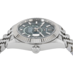 Rolex Sky-Dweller – Stainless Steel with Green Dial and Fluted Bezel on Jubilee Bracelet Ref. 336934 - Image 3