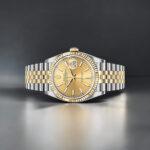 Rolex Steel and Yellow Gold Rolesor Datejust 36 Watch 126233 Champagne Index Dial - Jubilee Bracelet - Image 2