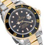 Rolex Submariner 40MM Two Tone Watch Black Bezel Black Dial 16613 - Image 3