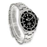 Rolex Submariner Date 40MM Stainless Steel Black Insert Bezel Black Dial 16610 - Image 5