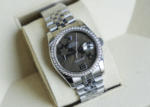 Rolex Datejust 36mm – Bronze Floral Motif Dial with Diamond Bezel | Ref. 116244 - Image 6