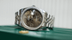 Rolex Datejust 36mm – Bronze Floral Motif Dial with Diamond Bezel | Ref. 116244 - Image 5