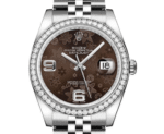 Rolex Datejust 36mm – Bronze Floral Motif Dial with Diamond Bezel | Ref. 116244 - Image 2