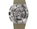 43mm Chronograph Steel Ceramic Smoked Light Brown Dial Taupe Strap - Image 4