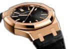 41mm 18k Rose Gold Black Dial On Leather - Image 4