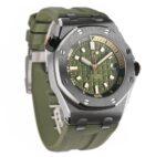 Diver Stainless Steel 42mm Khaki Green Dial - Image 4