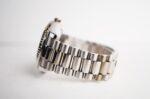Rolex Day-Date 41mm White Gold Silver Diamond Dial & Fluted Bezel Oyster Bracelet 218239 - Image 5