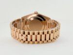 Rolex Day-Date 40 Rose Gold Chocolate Roman Dial & Fluted Bezel President Bracelet 228235 - - 图片 9