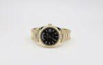 Rolex Day-Date 40 Yellow Gold Black Diagonal Motif Index Dial & Fluted Bezel President Bracelet 228238 - - Image 3