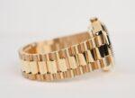 Rolex Day-Date 40 Yellow Gold Watch - Fluted Bezel - Green Roman Dial - President Bracelet - 228238 grrp - Image 4