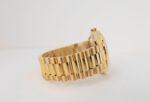 Rolex Day-Date II Yellow Gold 41mm Black Roman Fluted President Bracelet 218238 - Image 5