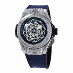 Hublot Big Bang Steel Black Dial Diamond Bezel 361.SX.1270.RX.1104 Replica - 图片 2