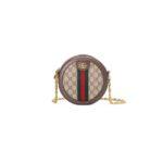 Ophidia GG mini round shoulder bag