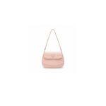Small Prada Cleo brushed leather shoulder bag with flap