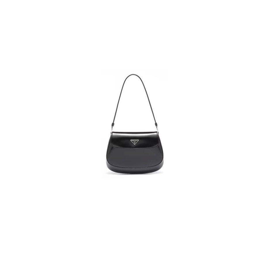 1-187-937x937-1.jpg Small Prada Cleo brushed leather shoulder bag with flap - Image 1