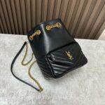 YSL Joe quilted lambskin mini bucket - Image 3
