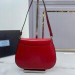 Small Prada Cleo brushed leather shoulder bag with flap - Image 4