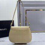 Small Prada Cleo brushed leather shoulder bag with flap - Image 4
