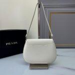 Small Prada Cleo brushed leather shoulder bag with flap - Image 4