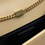 KATE MEDIUM CHAIN BAG IN GRAIN DE POUDRE EMBOSSED LEATHER - Image 7
