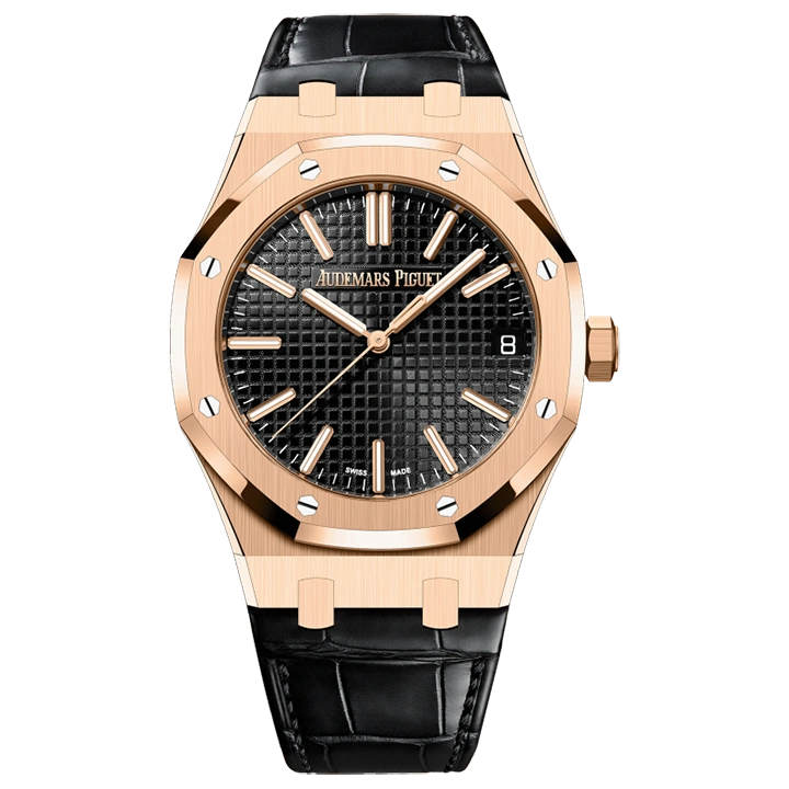 01dc4cd7f4f3caf756c7d6eb13aefe57.webp ROYAL OAK SELFWINDING 50TH ANNIVERSARY Ref. 15510OR.OO.D002CR.01 This 18-carat pink gold Royal Oak Selfwinding in 4 - Image 1