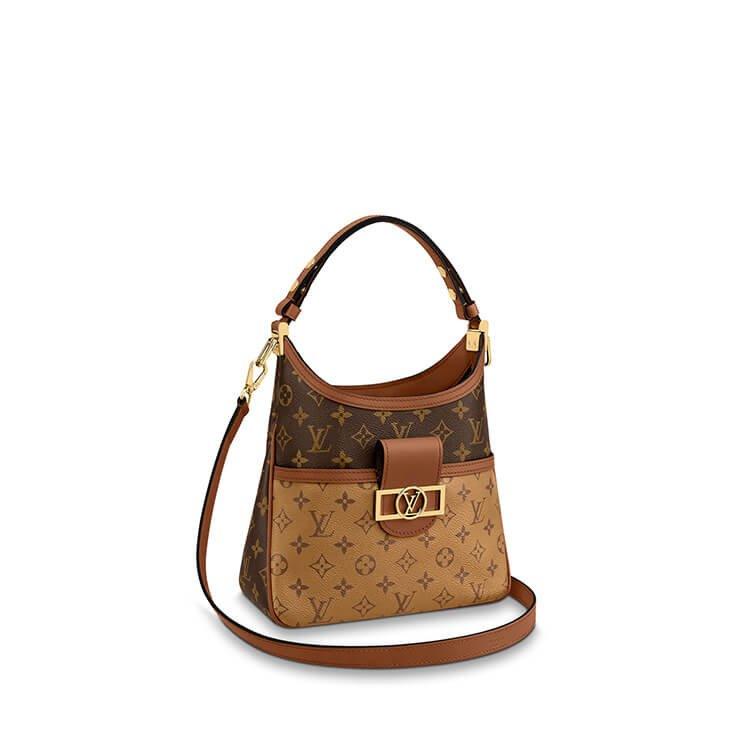 1-140.jpg LV Hobo Dauphine PM Handbag - Image 1