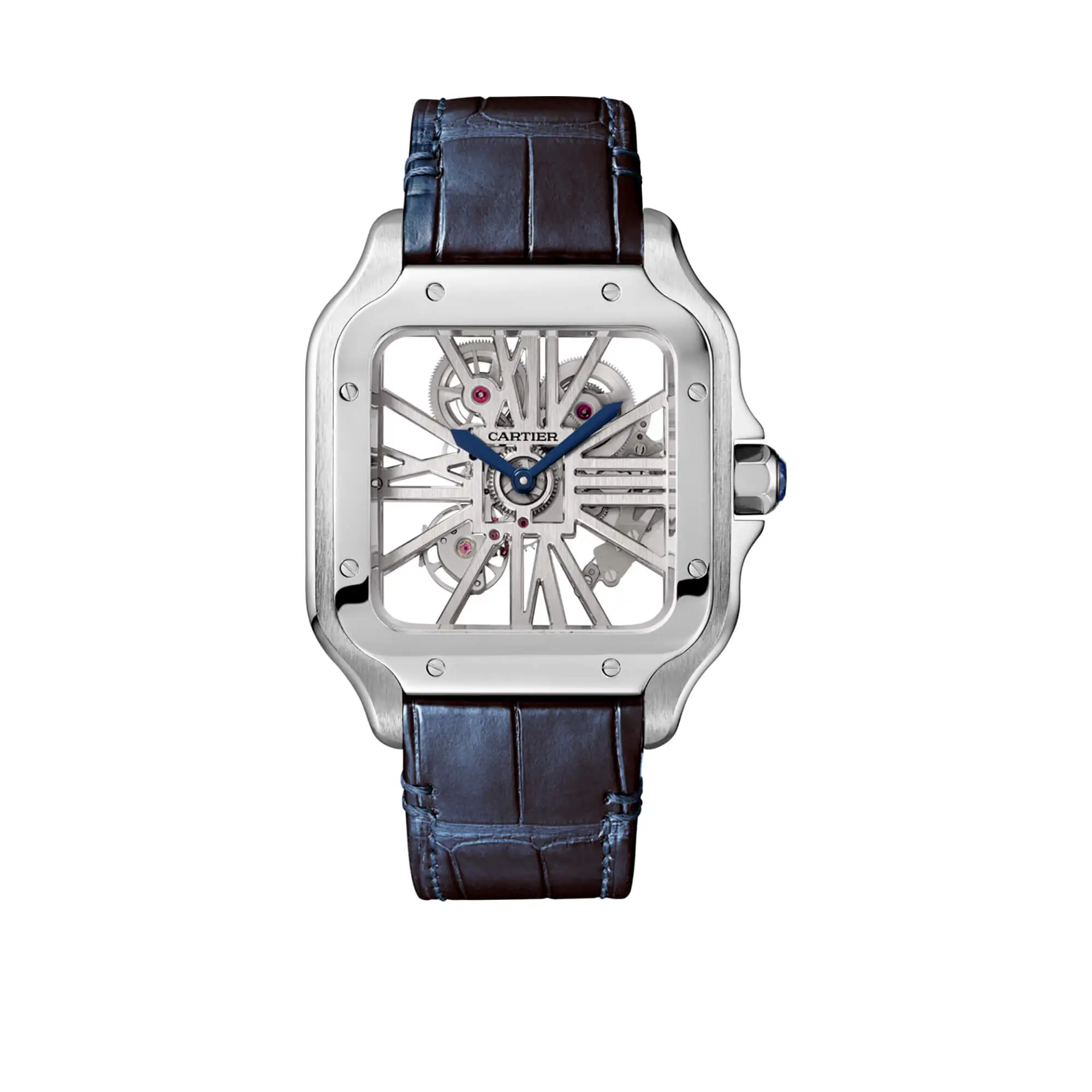 2fef623692b4f50be51cf6c0b3e0f20f.webp Cartier Santos de Cartier Skeleton WHSA0007(AAAAA version) - Image 1