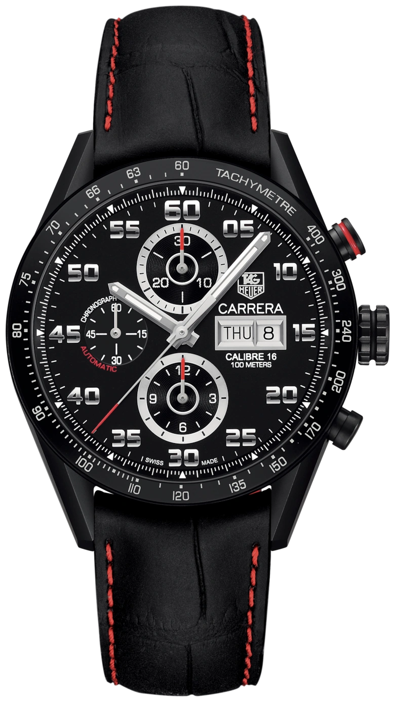 4385e153a726ba9eaadb9005593baf6a.webp TAG HEUER CARRERA Automatic Chronograph – Diameter 43 mm CV2A81.FC6237(AAAAA version) - Image 1