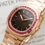 AAAAA-Patek Philippe Nautilus Rose Gold Brown Ruby Dial 40mm Ruby Bezel 5723/112R-001 – BRAND NEW - Image 2